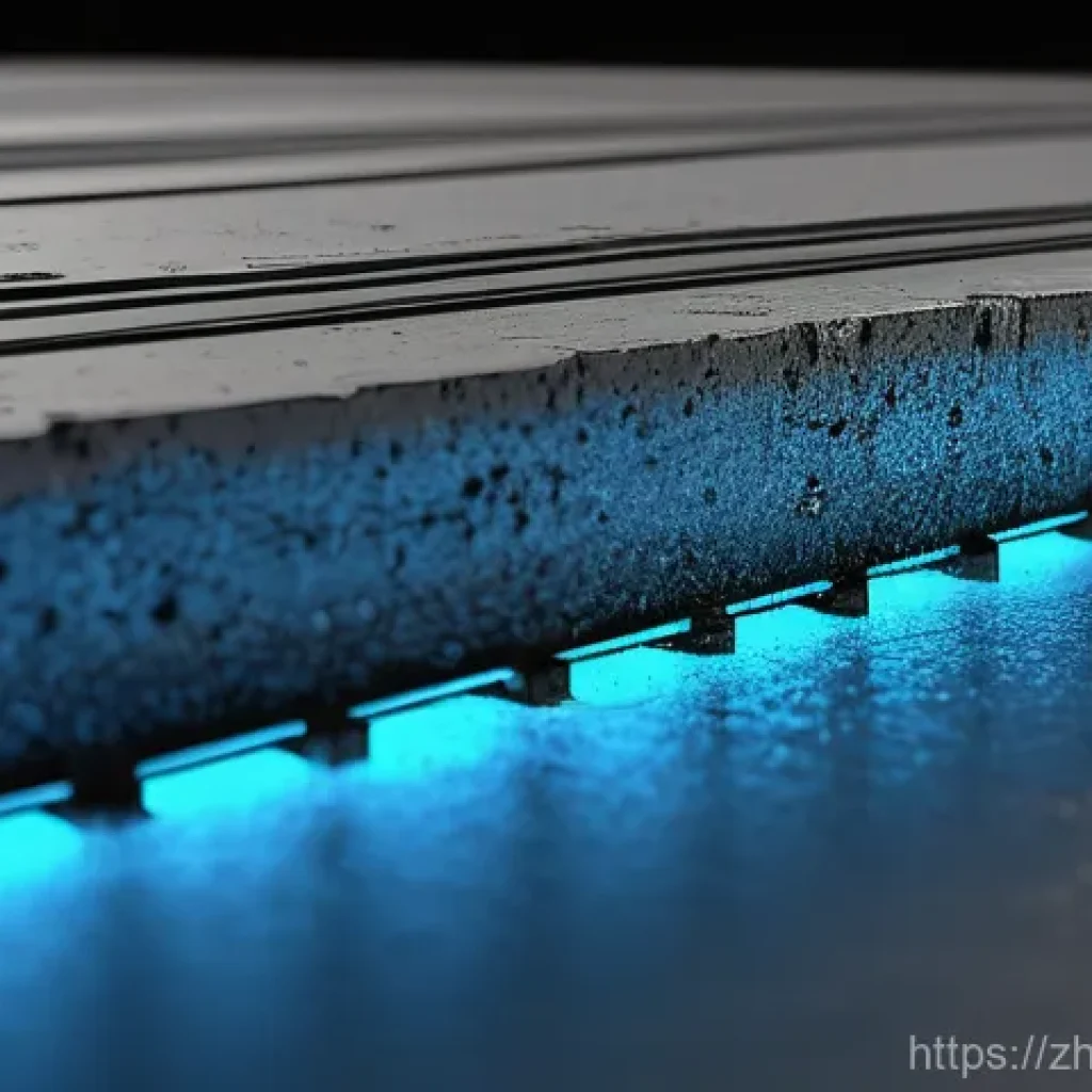 건설재료시험 기술자와 산업용 설비 사례 - **Prompt 1: Embedded Smart Sensors in a Building Structure**
    A highly detailed, realistic cross-...