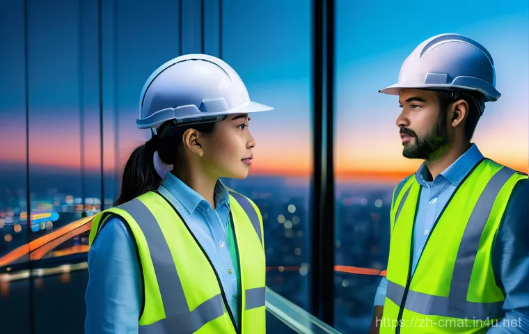 건설재료시험기사의 필수 이론 정리 - A highly detailed, artistic microscopic view of a self-healing concrete sample. Visualize intricate ...