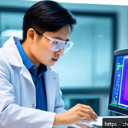 건설재료시험기사와 관련된 추가 자격증 - A professional materials testing engineer in a modern laboratory setting, wearing clean safety gear ...