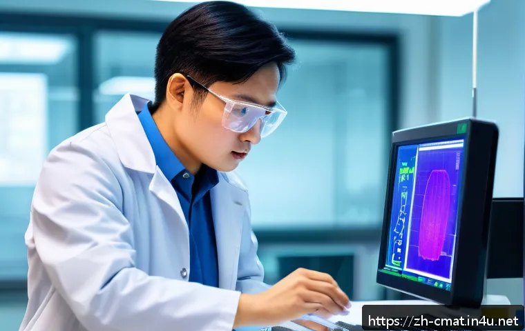 건설재료시험기사와 관련된 추가 자격증 - A professional materials testing engineer in a modern laboratory setting, wearing clean safety gear ...